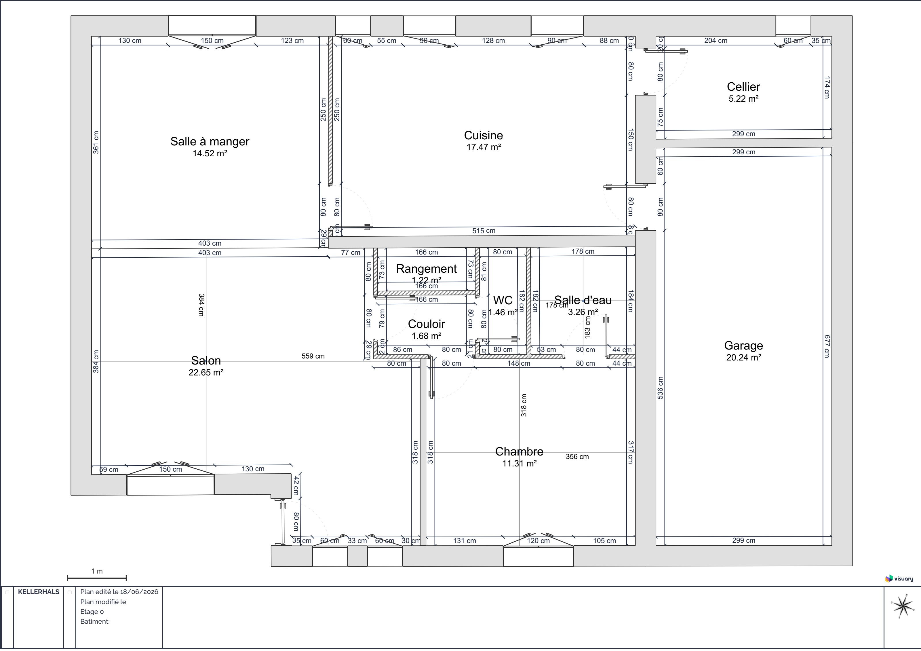 Plan projeté