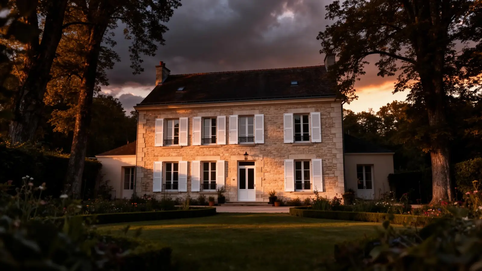 Vue extérieure de la maison du projet